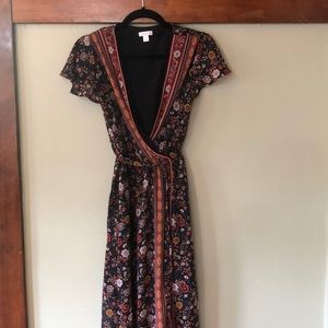 Light weight wrap dress.